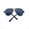 Stylish 8135 Aviator Sunglasses in a Dark Grey Picture Frame