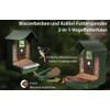 VisorTech Bird House Camera: Bird Feeder & Feeder, Full HD