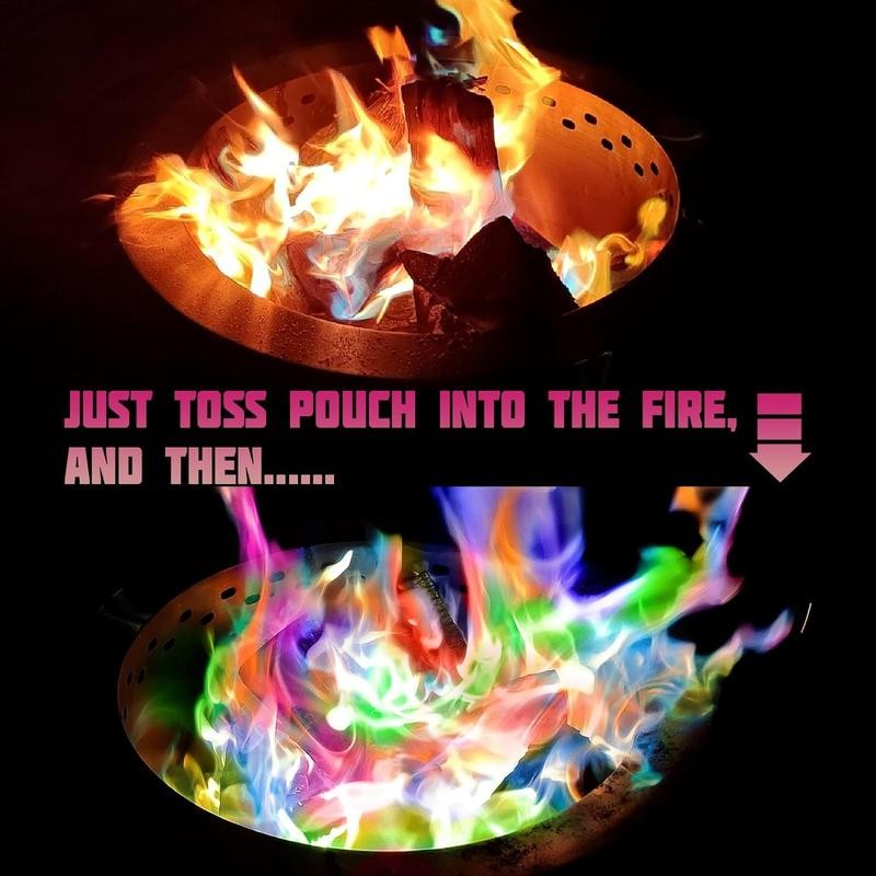 Fire Color Changing Packets for Fourth of July - Magic