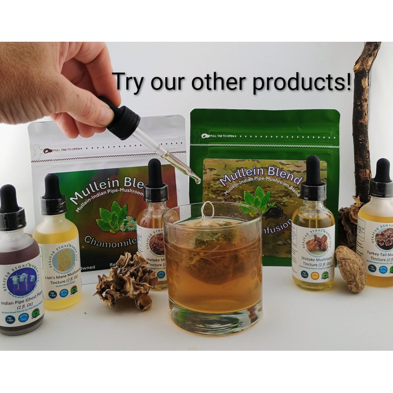 Stajcar Stoneworks LLC Shiitake Mushroom Tincture, 2 fl. Oz, Alcohol-Based