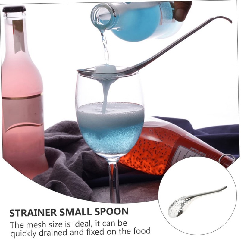 Alipis 3 Sets 3 Pcs Spherification Spoons Strainer Spoon Set