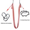 PRIOR FITNESS Yoga Straps Aerial Hammock Accessory Set, 2pcs Daisy