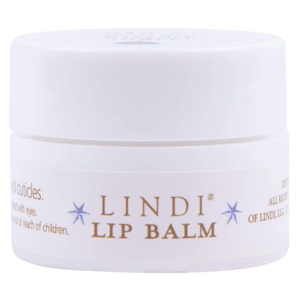 LINDI SKIN Lip Balm - Gentle, Non-Irritating, Vitamin E Formula That Hydrates and Soothes Dry, Chapped Lips - Soother for Nails & Cuticles - Allergy Tested Lip Balm for Cancer Patients (0.25 fl oz)