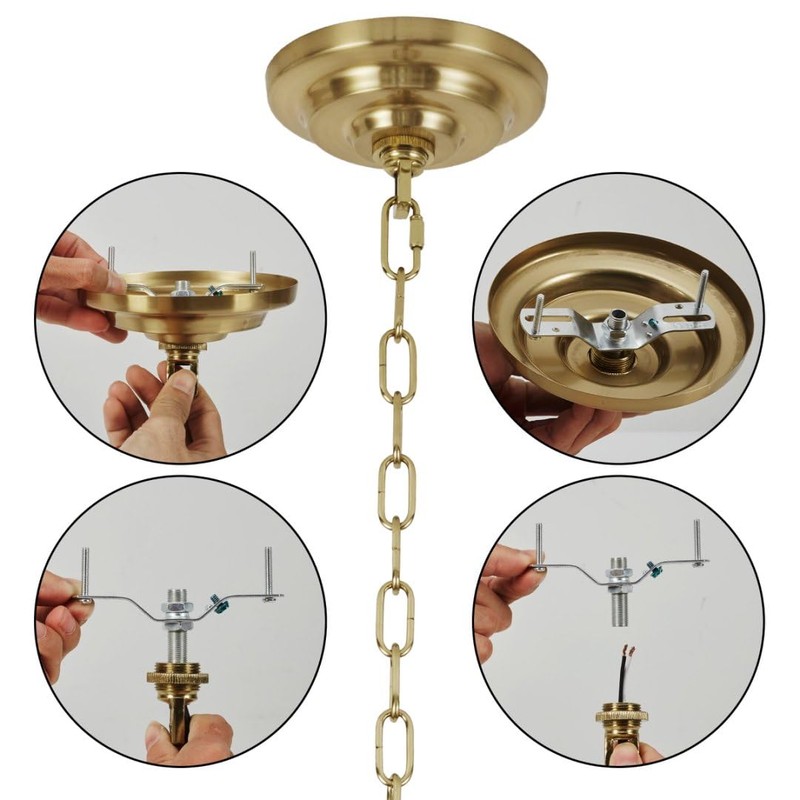 Heavy Duty Light Fixture Canopy Kit, 5.3 Inches Diameter &