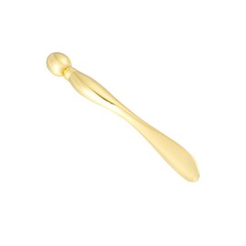 Gatuida 2pcs Eye Massage Sticks Golden Alloy Beauty Roller Tools for Eye Cream Application Compact Skin Care Supplies for Women Promotes Absorption and Reduces Puffiness