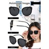 Cat Hand Women's Sunglasses, Polarized Lenses, Fox-Shaped, UV 400, UV