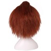 Peluca calva prestilizada para niños para Halloween y cosplay