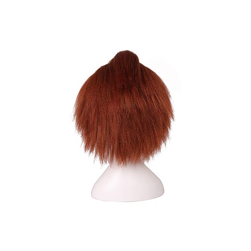 Peluca calva prestilizada para niños para Halloween y cosplay