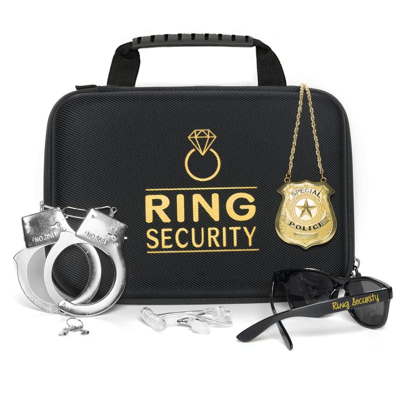 Ring Security Wedding Ring Bearer Proposal Box Gifts, Sunglasses, Kids