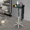 HAPPCUCOE Rolling Salon Tray Cart Adjustable Height 28.54-43.31in,Salon Tray with