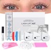 LASHVIEW Lash Lift Kit,Lash Lift,Professional Eyelash Perm Kit,Liquid Set,Semi-Permanent,Curling Perming,Wave