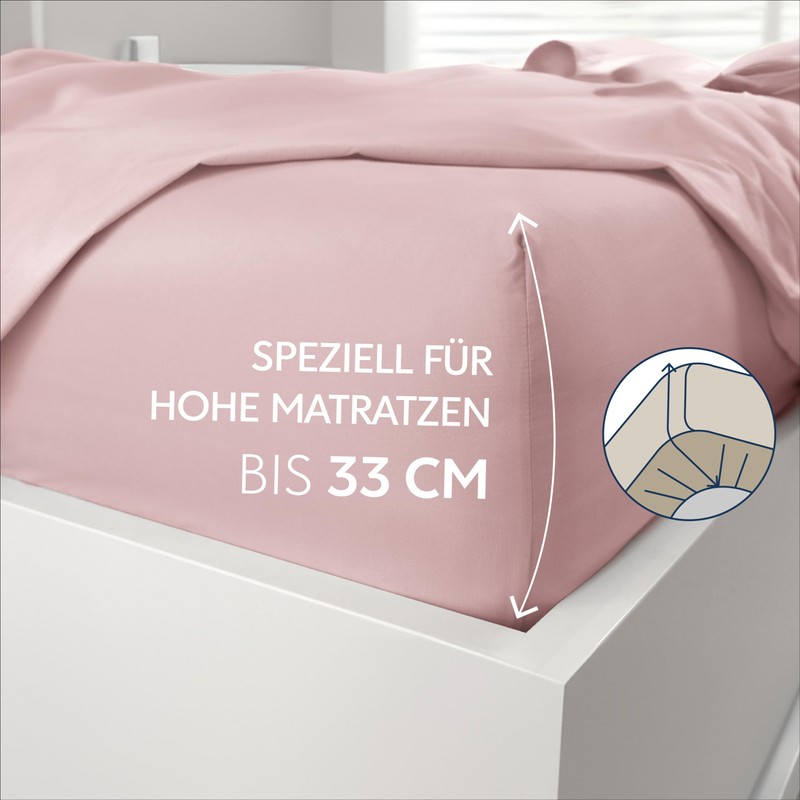 Dreamzie Fitted Sheet, 200 x 200 cm, High Bridge up
