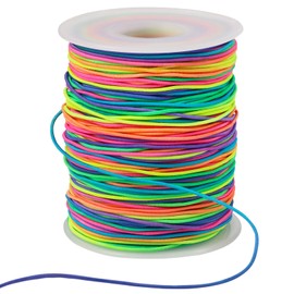 Vivifying 200 m elastic band for bracelets, 1 mm bracelet cord for beads, bracelets, necklace