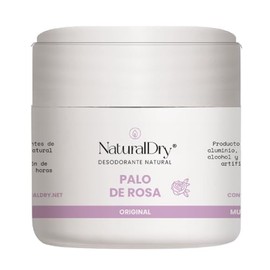 NaturalDry - ARTESANAL - Desodorante Natural en formato crema Mujer - Aroma Pola de Rosa - Duración de hasta 24 horas - No obstruye los poros - SIN ALUMINIO - Hidrata tu piel - Elimina el mal olor