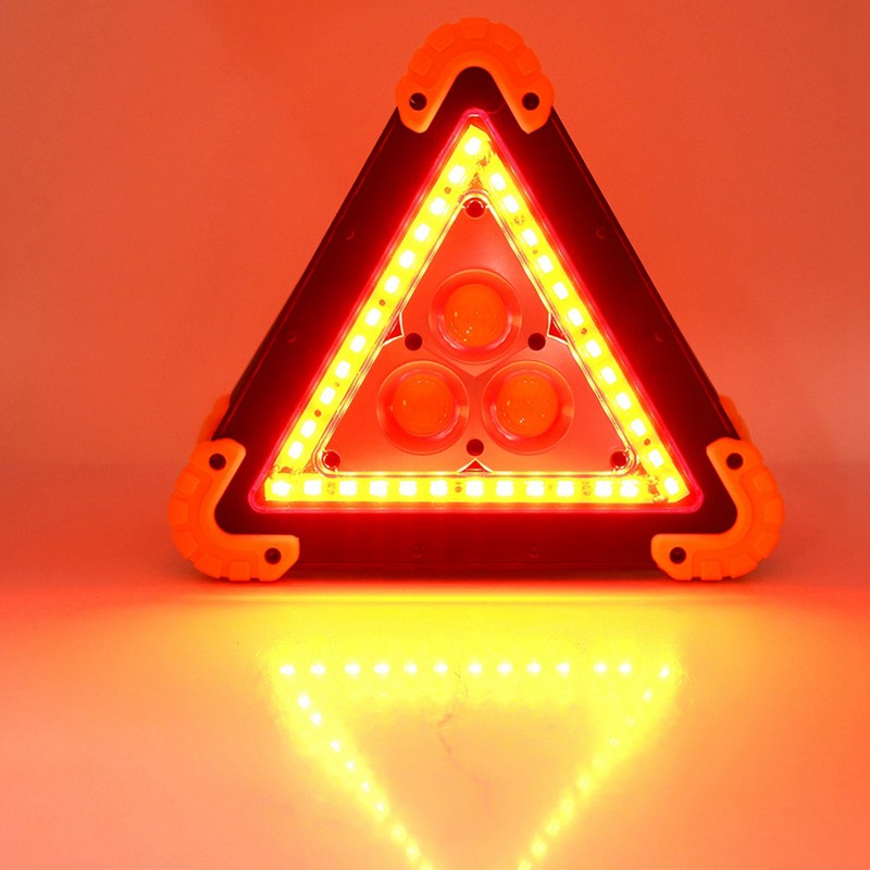 Car Warning Triangular Lamp Emergency Safety Lamp 6500K 10W IP67