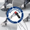 VlOXO Metal Shears Drill Attachment,Sheet Metal Cutter with 360 Degree
