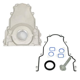 Michigan Motorsports Gen 3 LS Timing Cover & Gasket Kit - Fits 1997-2006 LS1 LS6 LQ4 LQ9 LR4 LM7 L59 LM4 L33-24x Engines - Complete Front Cover Solution