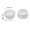 VILLCASE 4pcs Bung Cap, 2.4'' Well Sealed Coarse Thread Poly