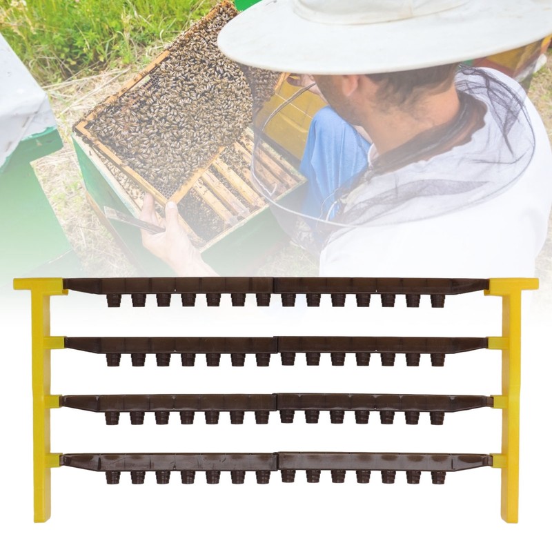 Beekeeping Queen Cell Cup Holder Frame Bar Multifunctional Beekeeping Base