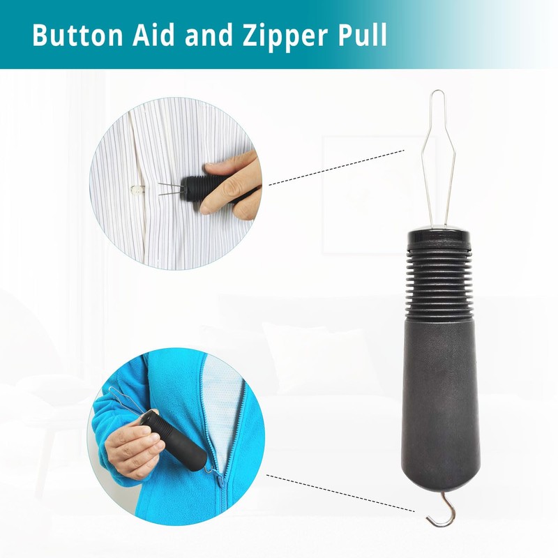 2 Pack Button Hook and Zipper Pull - Button Hook