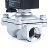 U.S. Solid 1/2" Stainless Steel Solenoid Valve - 12V DC,