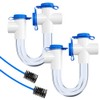 GAGALOR 2 PACK Condensate U Trap 3/4 Inch SCH40 PVC