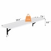 DINZI LVJ Long Wall Shelves, 39.4Inch Wall Mounted Shelves Set