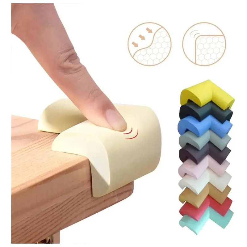 Espuma Seguridad Muebles, Mxbrc-005, 5pzas, 6x6x2.5cm, Café,