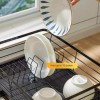 Unbranded Dish Drying Rack Utensil Holder Drain Board Durable Stainless