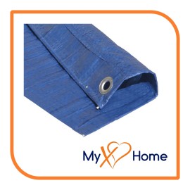 MyXOHome 7 x 10 Blue Color 10 mil. Thick Heavy Duty Tarp by MyXOHome