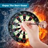 Deetenks 120PCS Dart Flights 24 Sets Durable Standard PET Dart