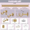 Lwiiom Heavy Duty Curtain Rods,1 1/4" Large Diameter Premium Nonadjustable