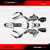 Factory EFX White & Gray Shift Racing Graphics kit fits
