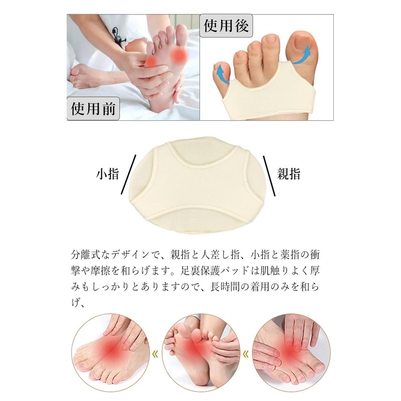 足裏保護パッド 足裏サポート 足裏クッション 足裏パッド バイオジェル フットケア