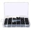 DollaTek 200pcs Rubber Grommet Set Harness Grommet Wire Seal