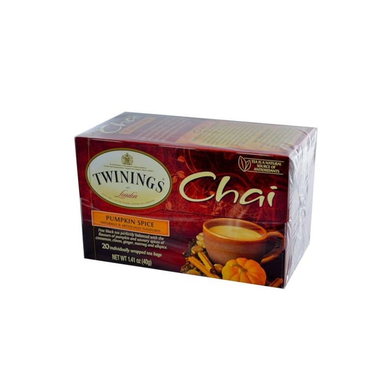 TWINING TEA TEA CHAI PMPKN SPICE, 20 BG