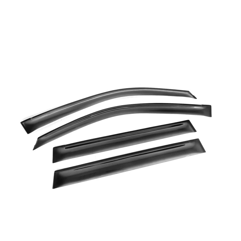 SDZ Tape on 4 Pcs Window Visor Sun Vent Rain