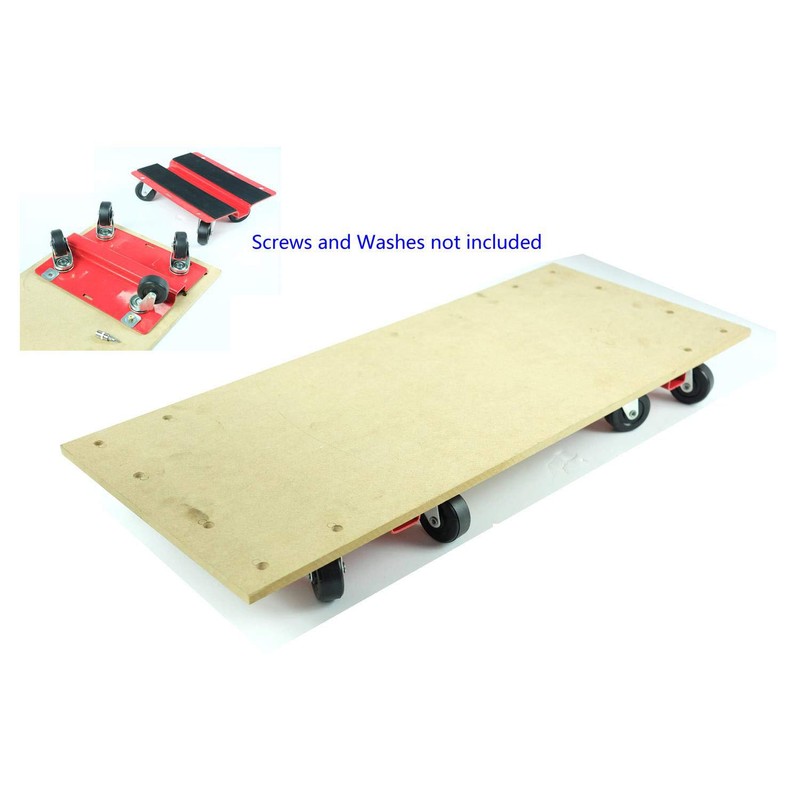 KASTFORCE Utility Dolly Kit of Pair 8 inch x 10