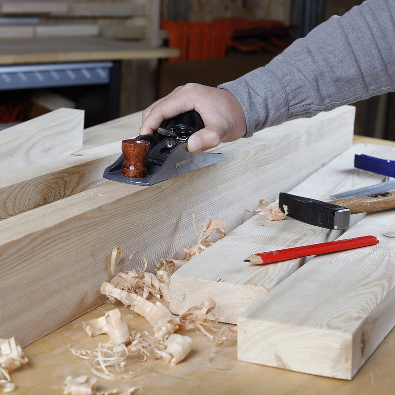 WORKPRO W052002 Block Plane, 1-5/8 In. Wide Blade, Cast Iron