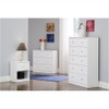 Pemberly Row 1-Drawer Contemporary Engineered Wood Nightstand in White