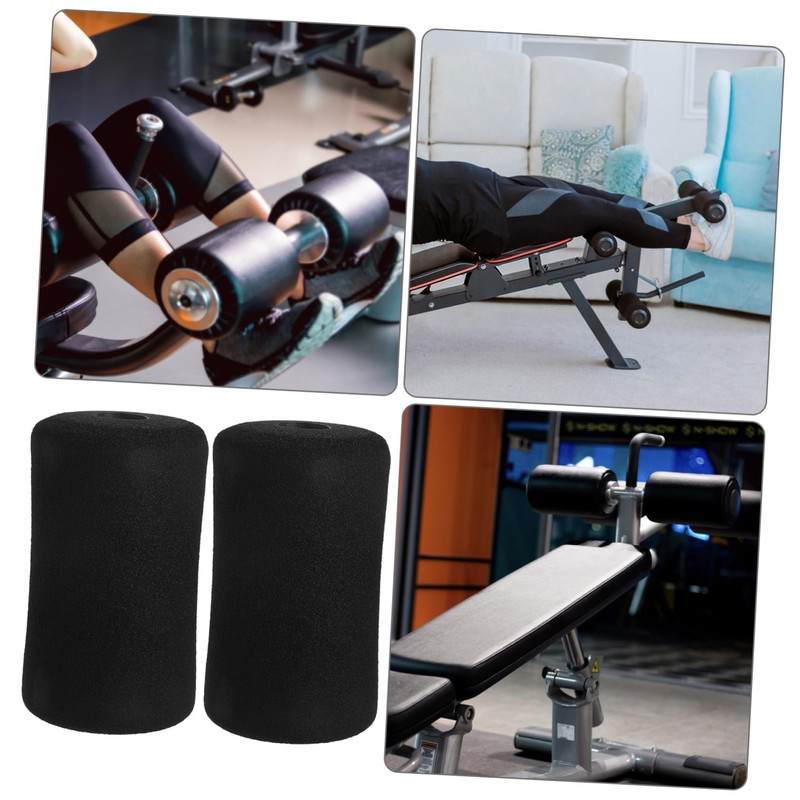 Mikinona 4Pcs Foam Roller Replacement Pads for Gym Equipment Durable