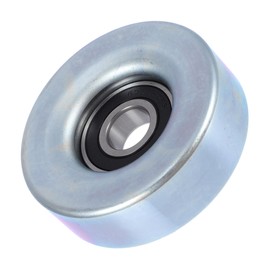 VekAuto 1 Pc Drive Belt Idler Pulley for Honda Fit 2007-2008,for Honda Insight 2000-2006 Iron Silver Tone Serpentine Tensioner Pulley Idler