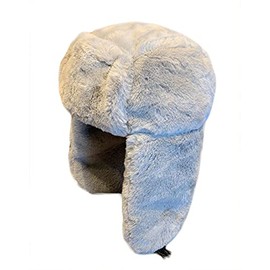 Women's Trapper Hat Faux Fur Winter Hats Russian Hat with Buckle Trooper Warm Bomber Hat Ski Cycling Ear Flap Fluffy