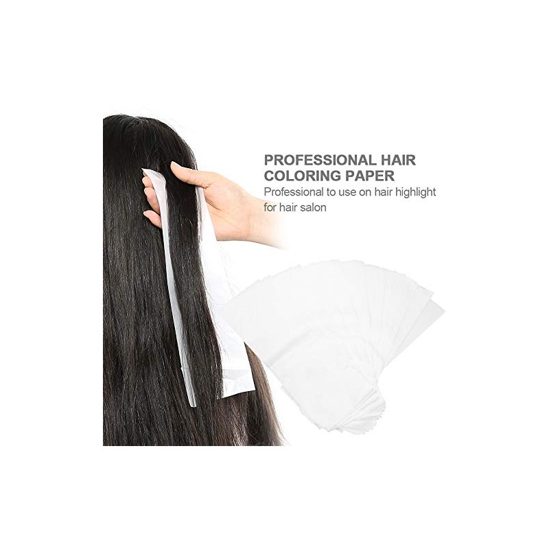 100pcs / pack Papel de tinte de cabello reciclable para