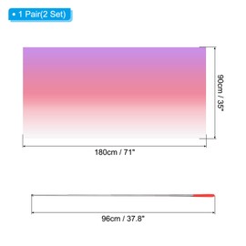 PATIKIL Dance Worship Flags 55", 1 Pair Praise Dance Flags with Scalable Rod for Dance Church, White Pink Purple