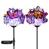 Doingart Outdoor Solar Garden Lights - 2 Pack Solar Powered