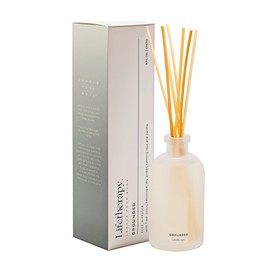 Lifetherapy Grounded Reed Diffuser | Home Fragrance Diffuser | Heliotrope, Citrus and Vanilla, 8 FL OZ