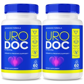 (2 Pack) Uro Doc – Premium UroDoc Prostate Support Formula with a Clean, Potent Blend for Urinary Flow and Bladder Comfort | Easy-to-Swallow Daily Capsules for Men’s Wellness as You Age (120 Capsules)