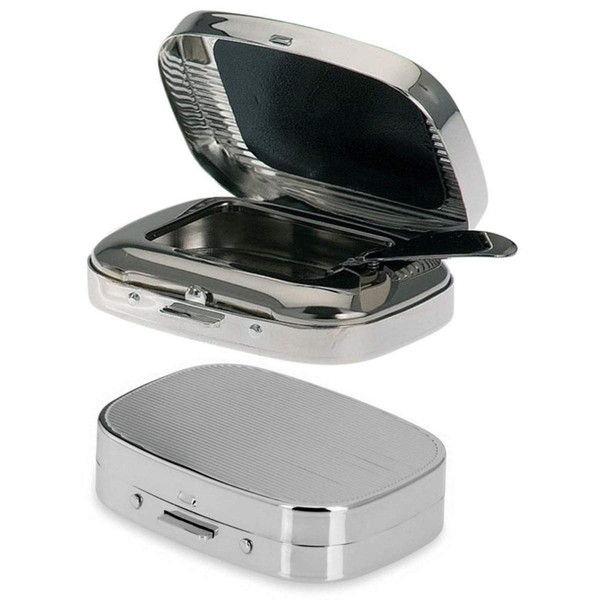 SILBERKANNE Pocket Ashtray 6.5 x 5 x 1.5 cm Premium