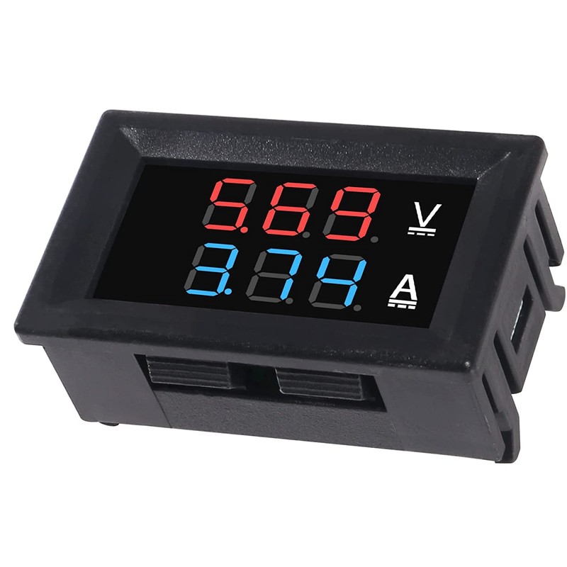 AOICRIE 4 x 0.28 inch voltmeter ammeter module with LED